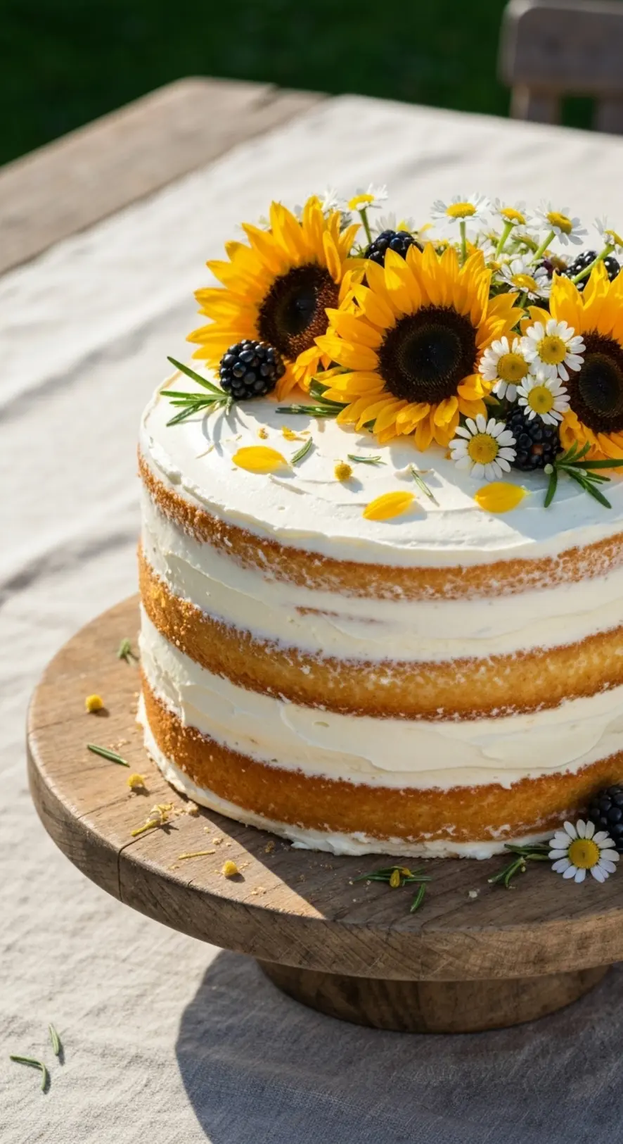 Rustic Apple Spice Cake with Cinnamon Sticks