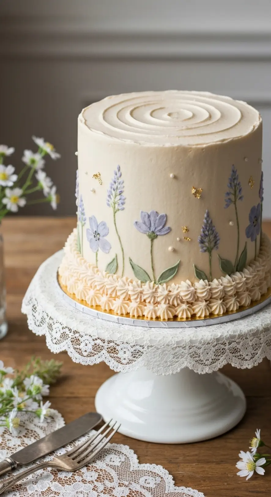 Muted Wildflower Garland