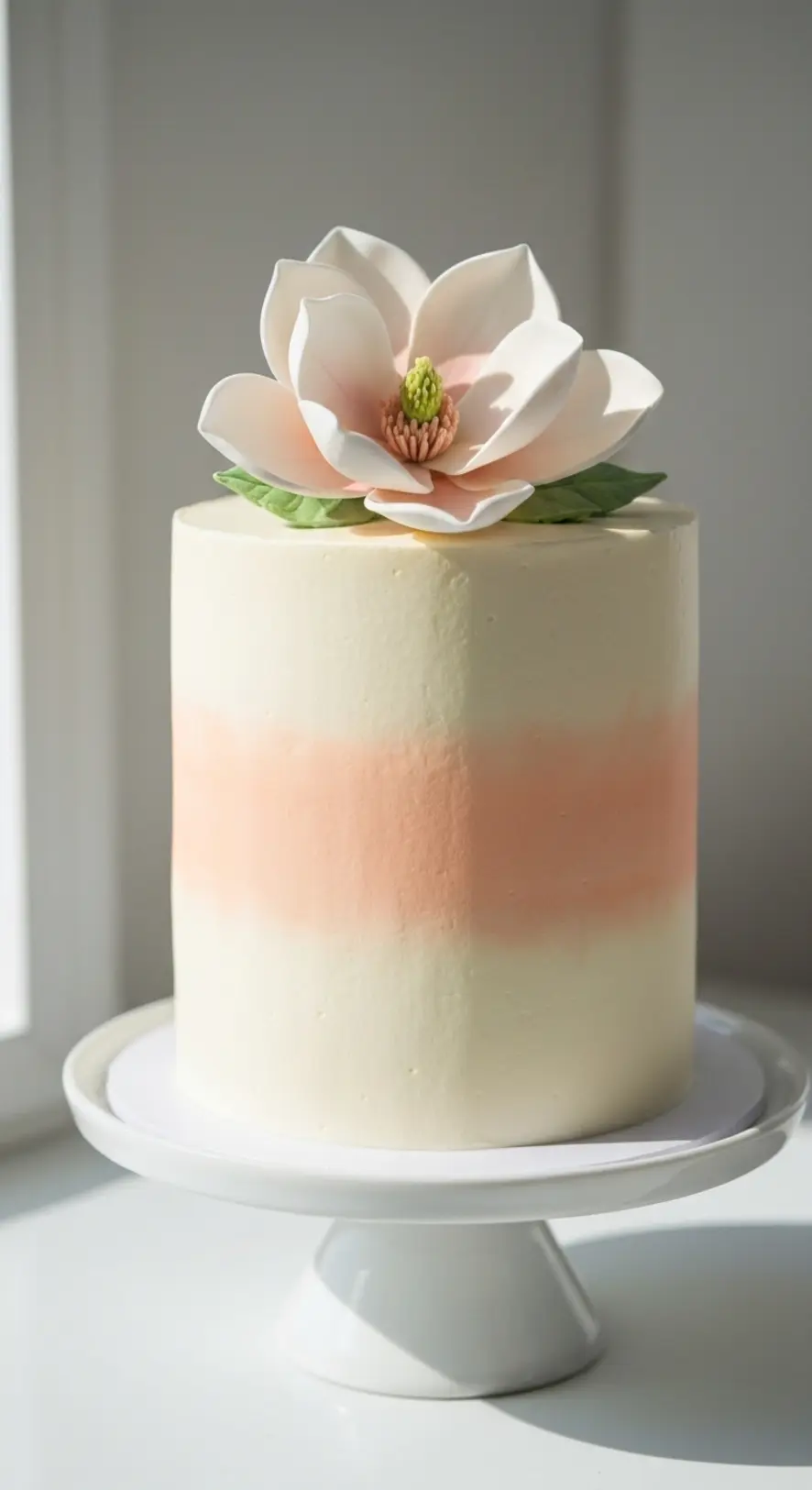 Single-Flower Topper Cake
