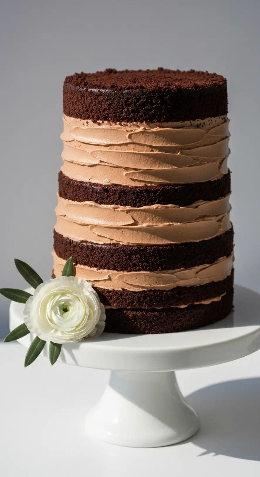 Naked Chocolate Layer Cake