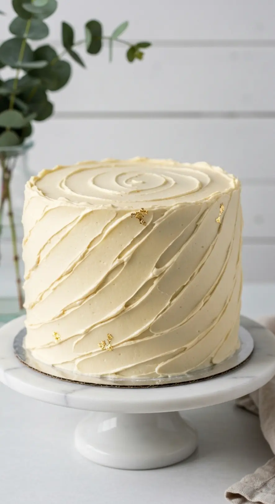 Textured Buttercream Swirl Cake