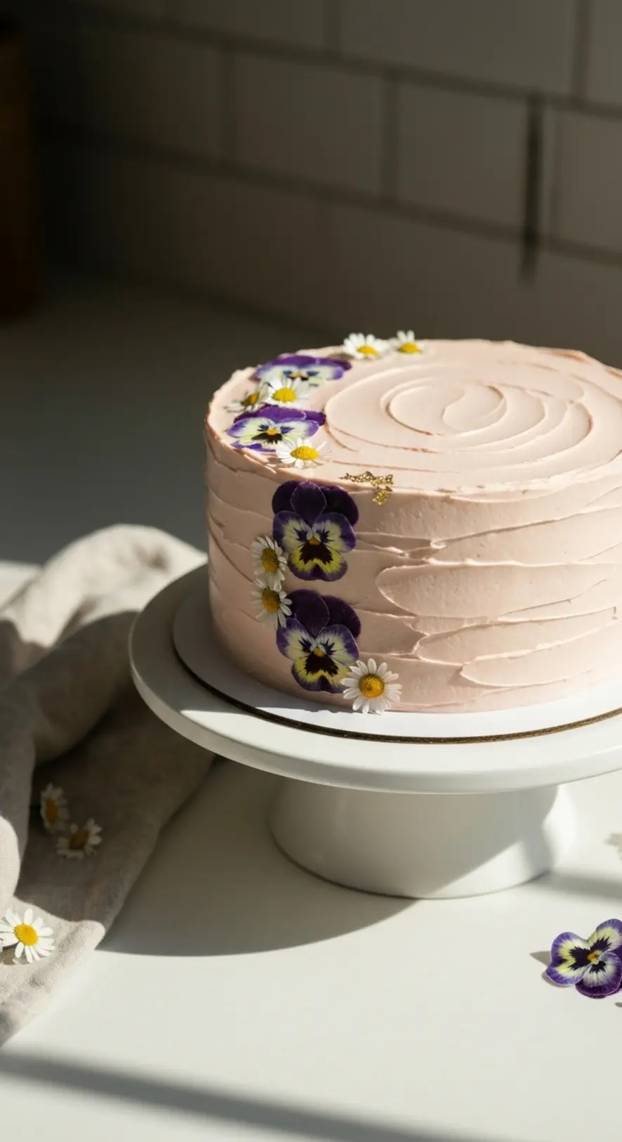 Modern Geometric Shapes Cake