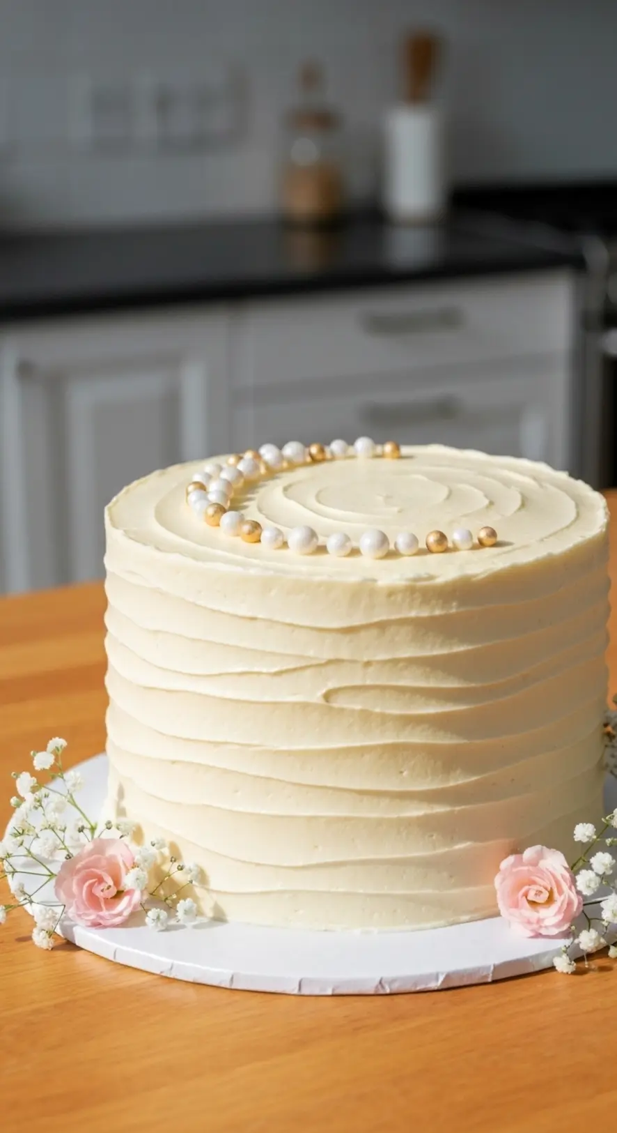 Classic Vanilla With Edible Pearls