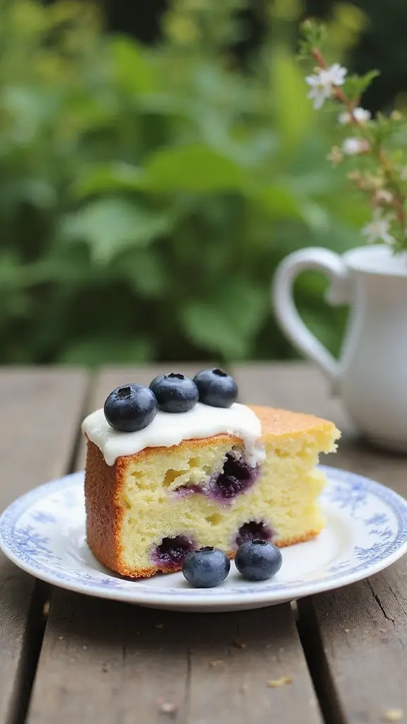 12 Refreshing Fruit Layer Cakes to Brighten Up Your Summer Parties (You’ll Love #8!) - 1. Lemon Blueberry Bliss Cake